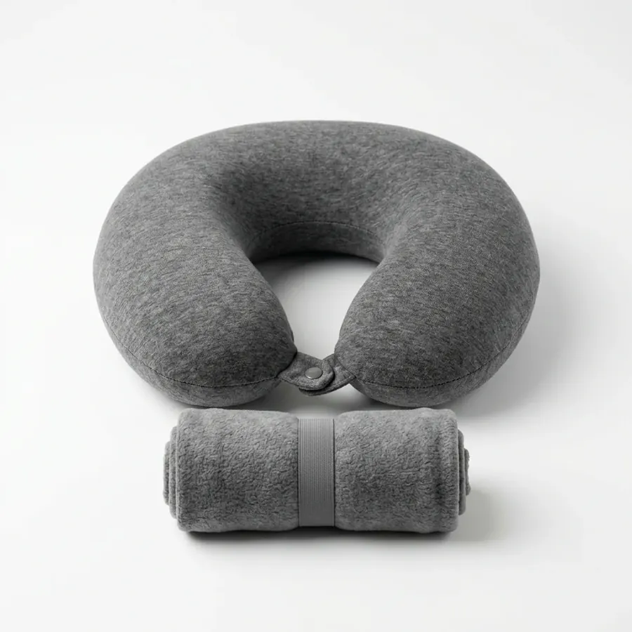 Aeris memory foam travel pillow image 2