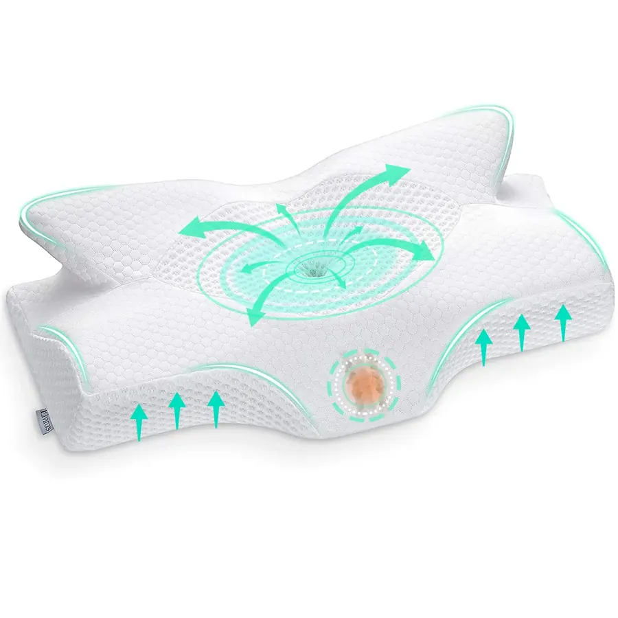 Elviros cervical travel pillow image 3