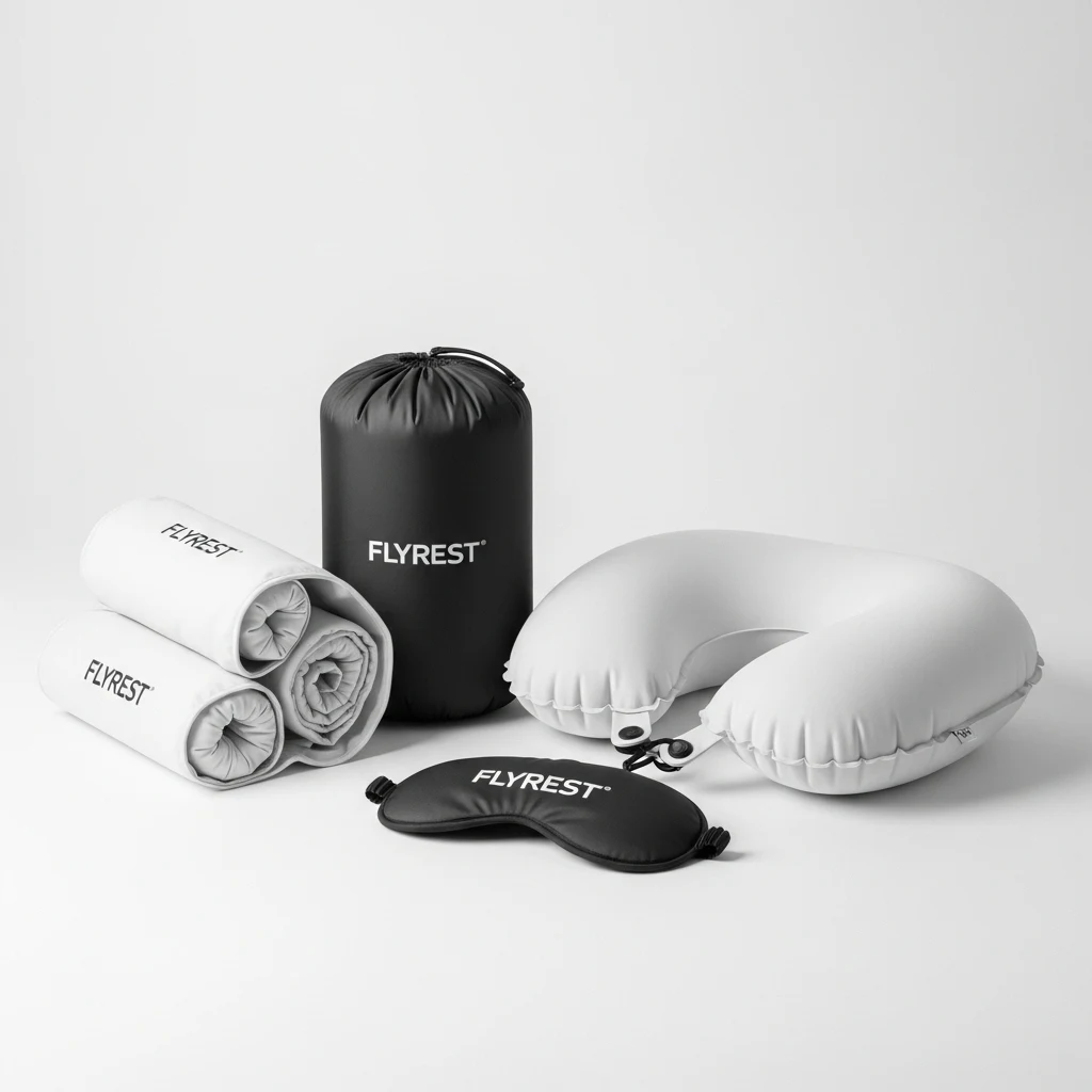Flyrest inflatable travel pillow image 2