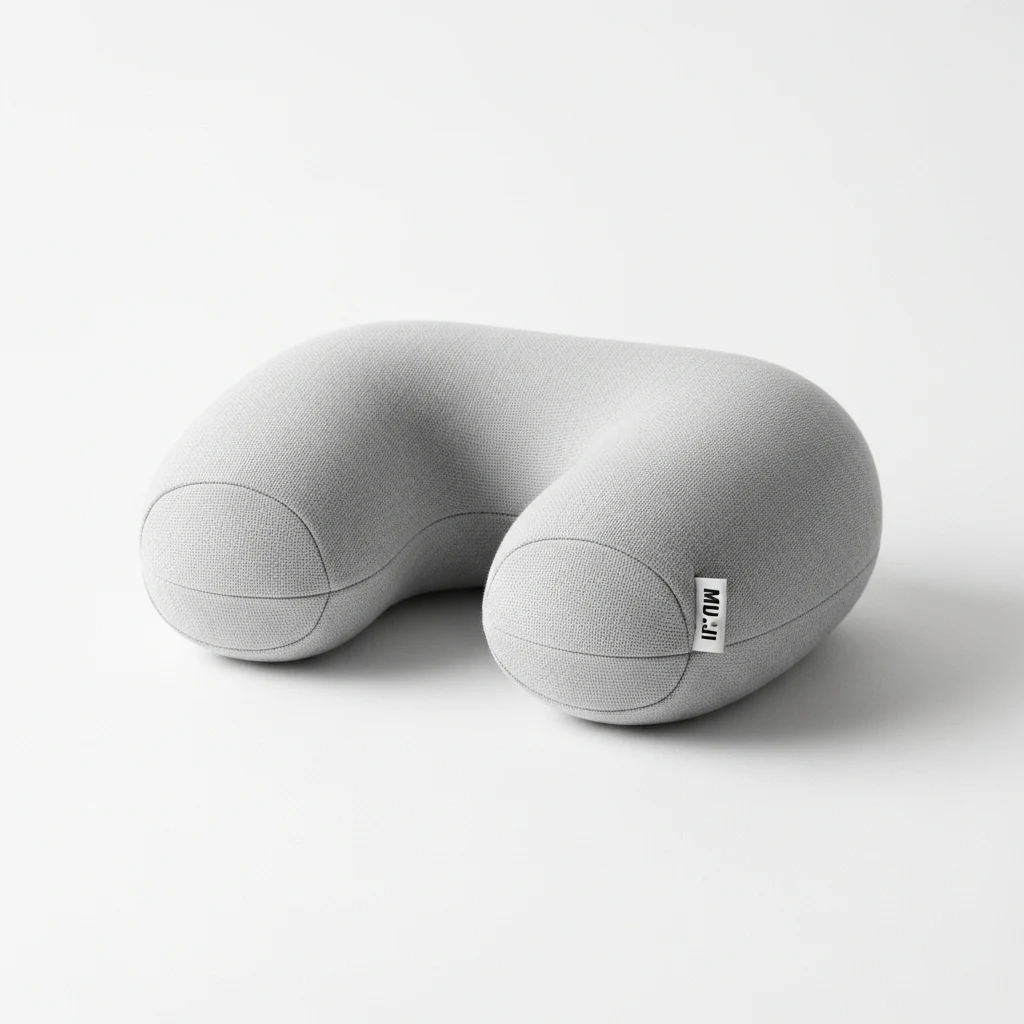 MUJI arm pillow travel image 2