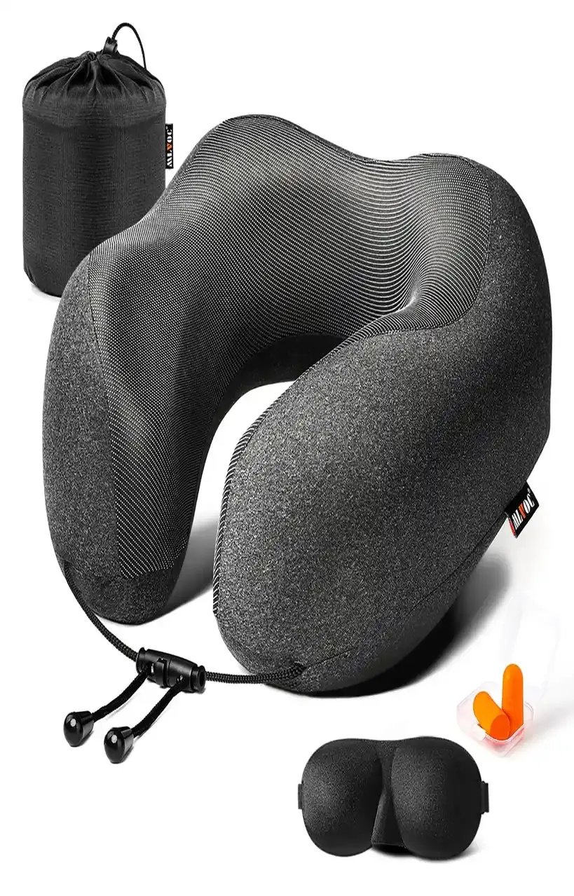 MUJI neck pillow washable image 3