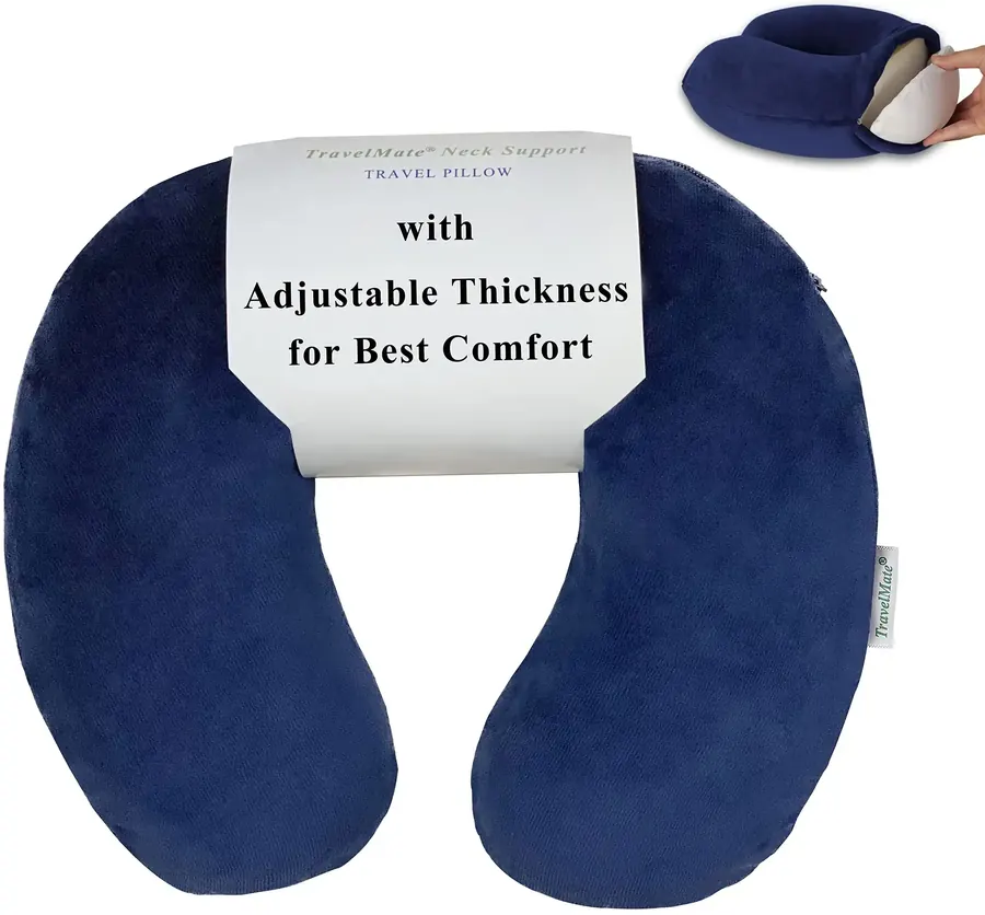 TravelMate bamboo neck pillow image 2