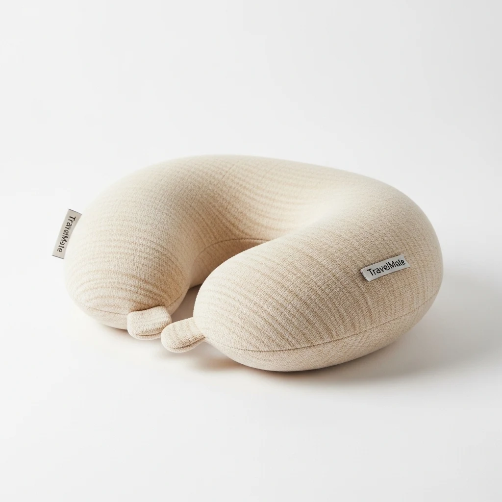 TravelMate bamboo neck pillow image 3